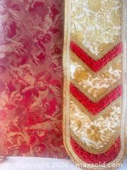 MaxSold Auction: Annie's Originals Brocade & Velvet Table Runner - Gold, Red, Ivory - San Jose (California, USA) SELLER MANAGED Estate Sale Online Auction - Union Avenue