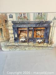MaxSold Auction: By Jason Paris / French Cafe Melamine Placemat Set of 3 - San Jose (California, USA) SELLER MANAGED Estate Sale Online Auction - Union Avenue