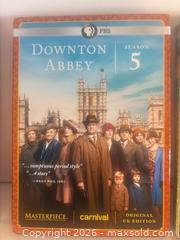 MaxSold Auction: Downton Abbey DVD Box Set Original UK Edition Seasons 1-3,5-6 - San Jose (California, USA) SELLER MANAGED Estate Sale Online Auction - Union Avenue