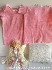 MaxSold Auction: Lot: Baby/Toddler Shirts, Porcelain/Cloth Doll & Lace Photo Album - San Jose (California, USA) SELLER MANAGED Estate Sale Online Auction - Union Avenue
