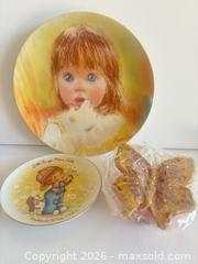 MaxSold Auction: Lot of 3 Decorative Plates & Butterfly Candle, Edwin M. Knowles/Avon - San Jose (California, USA) SELLER MANAGED Estate Sale Online Auction - Union Avenue