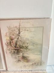 MaxSold Auction: Lot of 4 Large Matted Art Prints, Mixed Subjects - San Jose (California, USA) SELLER MANAGED Estate Sale Online Auction - Union Avenue