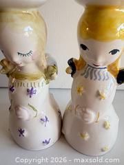 MaxSold Auction: Nymolle Mid-Century Ceramic Candle Holder Figurine Pair (Made in Denmark) - San Jose (California, USA) SELLER MANAGED Estate Sale Online Auction - Union Avenue