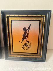 MaxSold Auction: Pair Framed Silhouette Art - Rainbow Silhouettes by Richards - San Jose (California, USA) SELLER MANAGED Estate Sale Online Auction - Union Avenue