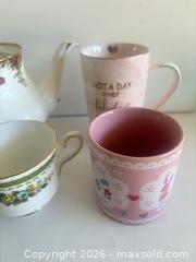 MaxSold Auction: Porcelain, Bone China & Ceramic Teapot made in England, 1 Teacup Royal Stafford and 1  Mug - San Jose (California, USA) SELLER MANAGED Estate Sale Online Auction - Union Avenue