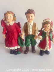 MaxSold Auction: Set of Three Christmas Resin & Fabric Figurines, 6-9 in - San Jose (California, USA) SELLER MANAGED Estate Sale Online Auction - Union Avenue