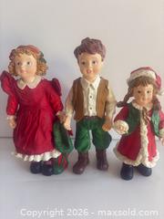 MaxSold Auction: Set of Three Christmas Resin & Fabric Figurines, 6-9 in - San Jose (California, USA) SELLER MANAGED Estate Sale Online Auction - Union Avenue