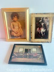 MaxSold Auction: Three Framed Prints: Portrait, Equestrian & Interior Scenes - San Jose (California, USA) SELLER MANAGED Estate Sale Online Auction - Union Avenue