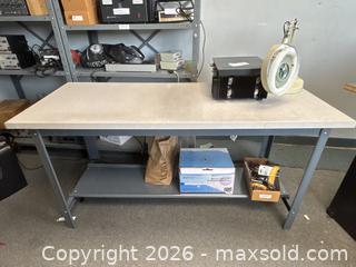 MaxSold Auction: Utility table - Toronto (Ontario, Canada) PARTNER MANAGED Commercial Liquidation Online Auction - Steinway Boulevard                  