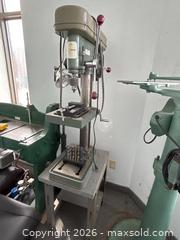 MaxSold Auction: Vintage JET Drill press  - Toronto (Ontario, Canada) PARTNER MANAGED Commercial Liquidation Online Auction - Steinway Boulevard                  