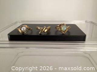 MaxSold Auction: 3  Gold Rings - Toronto (Ontario, Canada) SELLER MANAGED Estate Sale Online Auction -  Woodgarden Crescent