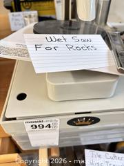 MaxSold Auction: 8 in Wet Saw (Lapidary) Electric Corded with Diamond Blade - Chilliwack (British Columbia, Canada) PARTNER MANAGED Downsizing Online Auction - Camden Drive