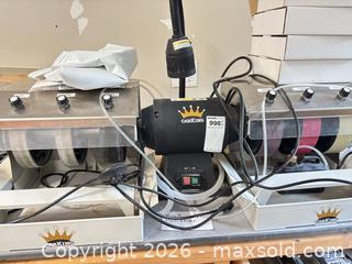 MaxSold Auction: CabKing 3-Barrel Electric Rock Polisher / Tumbler - Chilliwack (British Columbia, Canada) PARTNER MANAGED Downsizing Online Auction - Camden Drive
