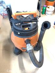 MaxSold Auction: RIDGID 14 Gal 6.0 Peak HP Wet/Dry Shop Vacuum - Chilliwack (British Columbia, Canada) PARTNER MANAGED Downsizing Online Auction - Camden Drive