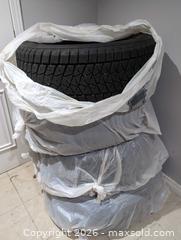 MaxSold Auction: 4 Bridgestone Blizzak Winter Tires C - Ajax (Ontario, Canada) Moving Online Auction - Angier Crescent
