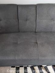 MaxSold Auction: Gray Charcoal Sleeper Sofa / Futon / Bed D - Ajax (Ontario, Canada) Moving Online Auction - Angier Crescent