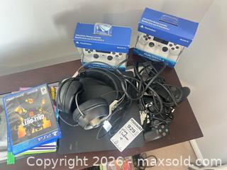 MaxSold Auction: PS4 Slim Console with DualShock Controllers & Games B - Ajax (Ontario, Canada) Moving Online Auction - Angier Crescent