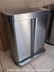 MaxSold Auction: simplehuman Stainless Steel Dual Compartment Recycling Bin B - Ajax (Ontario, Canada) Moving Online Auction - Angier Crescent