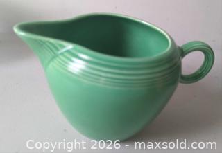 MaxSold Auction: Authentic Homer Laughlin Fiesta Ware Green Hued 2 Pint Jug - Toronto (Ontario, Canada) PARTNER MANAGED Reseller Online Auction - Railside Road