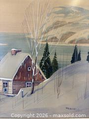MaxSold Auction: Serene Cabin By Cape Artist Signed Graham Noble Norwell Watercolour Painting - Toronto (Ontario, Canada) PARTNER MANAGED Reseller Online Auction - Railside Road