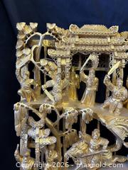 MaxSold Auction: Vintage Chinese Gilt Carved Wood Warrior Scene Wall Hanging Art - Toronto (Ontario, Canada) PARTNER MANAGED Reseller Online Auction - Railside Road