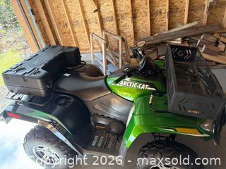 MaxSold Auction: Arctic Cat 700 4x4 ATV With Front and Rear Racks - Harcourt (Ontario, Canada) PARTNER MANAGED Downsizing Online Auction - Burleigh Road