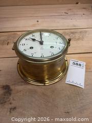 MaxSold Auction: Brass Schatz Royal Mariner Ship's Bell Clock - Harcourt (Ontario, Canada) PARTNER MANAGED Downsizing Online Auction - Burleigh Road