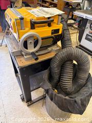 MaxSold Auction: DeWalt DW735 13-Inch Thickness Planer with Stand and Dust Collector - Harcourt (Ontario, Canada) PARTNER MANAGED Downsizing Online Auction - Burleigh Road