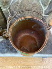 MaxSold Auction: Handmade Copper Bucket with Handle and Brass Ladle - Harcourt (Ontario, Canada) PARTNER MANAGED Downsizing Online Auction - Burleigh Road