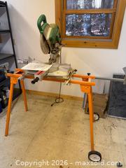 MaxSold Auction: Hitachi C10Fsh2 Slide Compound Miter Saw with Stand - Harcourt (Ontario, Canada) PARTNER MANAGED Downsizing Online Auction - Burleigh Road