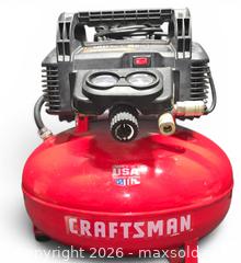 MaxSold Auction: Craftsman 6-Gallon Portable Pancake Air Compressor - Spring (Texas, USA) SELLER MANAGED Charity/Fundraising Online Auction - Danehill Drive