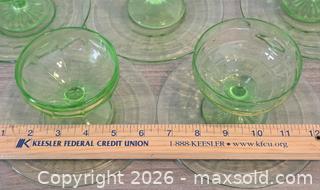 MaxSold Auction: Depression Glass Uranium VaselineGlassware, Federal, Anchor Hocking 1 - Spring (Texas, USA) SELLER MANAGED Charity/Fundraising Online Auction - Danehill Drive