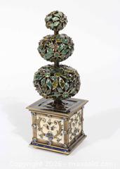 MaxSold Auction: Jay Strongwater Topiary Trinket Box ox - Spring (Texas, USA) SELLER MANAGED Charity/Fundraising Online Auction - Danehill Drive