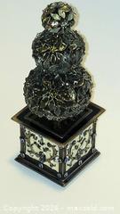 MaxSold Auction: Jay Strongwater Topiary Trinket Box ox - Spring (Texas, USA) SELLER MANAGED Charity/Fundraising Online Auction - Danehill Drive
