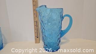 MaxSold Auction: MCM Seneca Driftwood Cornflower Blue Barware Set: Pitcher & Glasses+ - Spring (Texas, USA) SELLER MANAGED Charity/Fundraising Online Auction - Danehill Drive