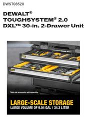 MaxSold Auction: New DEWALT TOUGH SYSTEM 2.0 DXL 30-Inch 2-Drawer Tool Box Unit - Spring (Texas, USA) SELLER MANAGED Charity/Fundraising Online Auction - Danehill Drive