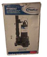 MaxSold Auction: New Sump Pump PROFLO 1/3 HP Submersible Sump Package - Spring (Texas, USA) SELLER MANAGED Charity/Fundraising Online Auction - Danehill Drive