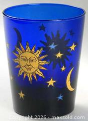 MaxSold Auction: Set of Vintage Mid Century Modern Cobalt Celestial Star Tumblers Wine Goblets  - Spring (Texas, USA) SELLER MANAGED Charity/Fundraising Online Auction - Danehill Drive