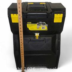MaxSold Auction: Stanley Mobile Work Center Tool Box - Spring (Texas, USA) SELLER MANAGED Charity/Fundraising Online Auction - Danehill Drive