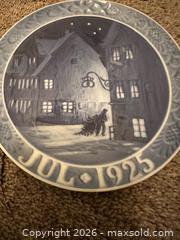 MaxSold Auction: 1925 Royal Copenhagen Christmas Plate - Webster (New York, USA) PARTNER MANAGED Estate Sale Online Auction - Everwild View