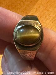 MaxSold Auction: Jewelry: Dason 10k Tiger Eye Signet Ring - Webster (New York, USA) PARTNER MANAGED Estate Sale Online Auction - Everwild View