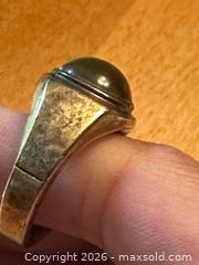 MaxSold Auction: Jewelry: Dason 10k Tiger Eye Signet Ring - Webster (New York, USA) PARTNER MANAGED Estate Sale Online Auction - Everwild View