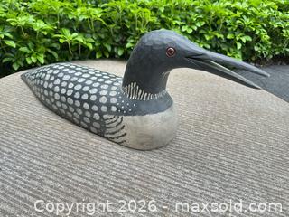 MaxSold Auction: Wooden Decoy Loon - WJ Church - Webster (New York, USA) PARTNER MANAGED Estate Sale Online Auction - Everwild View