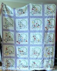 MaxSold Auction: 1940's Flower Basket Quilt - Perth (Ontario, Canada) SELLER MANAGED Downsizing Online Auction - Orchard Crescent