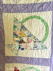 MaxSold Auction: 1940's Flower Basket Quilt - Perth (Ontario, Canada) SELLER MANAGED Downsizing Online Auction - Orchard Crescent