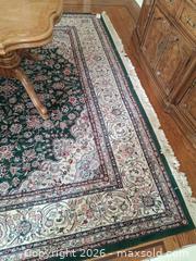 MaxSold Auction: Oriental Floral Area Rug, Green Cream & Pink - Santa Clara (California, USA) PARTNER MANAGED Estate Sale Online Auction - Scott Boulevard (STORAGE)
