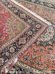 MaxSold Auction: Oriental/Persian Floral Wool Area Rug, Approx 6.5 x 10.3 ft - Santa Clara (California, USA) PARTNER MANAGED Estate Sale Online Auction - Scott Boulevard (STORAGE)