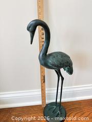 MaxSold Auction: Pair of Metal Bird Sculptures with Green Patina - Santa Clara (California, USA) PARTNER MANAGED Estate Sale Online Auction - Scott Boulevard (STORAGE)