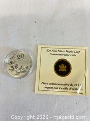 MaxSold Auction: 2011 Canada $20 Fine Silver Specimen Commemorative Coin - Drummond/north Elmsley (Ontario, Canada) SELLER MANAGED Downsizing Online Auction - Mary Miller Road