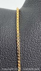 MaxSold Auction: 10K Yellow Gold Box Chain Necklace - Ottawa (Ontario, Canada) PARTNER MANAGED Downsizing Online Auction - Fallowfield Road